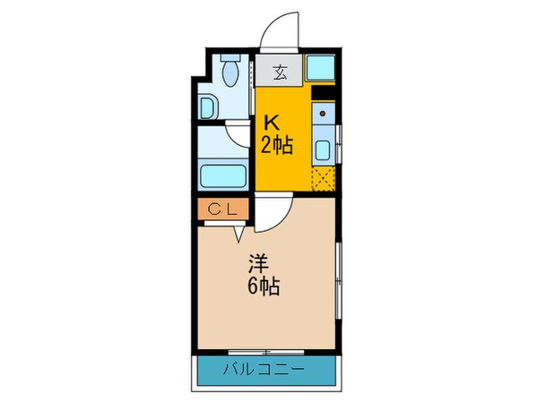 サンステュディオ清水駅前の物件間取画像